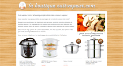 Desktop Screenshot of cuit-vapeur.com